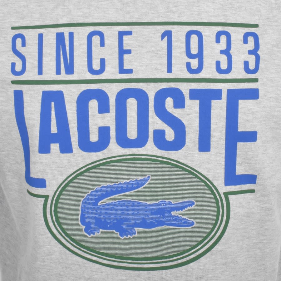 豪華で新しい Mainline | Grey Shirt T Logo Lacoste Menswear States United トップス
